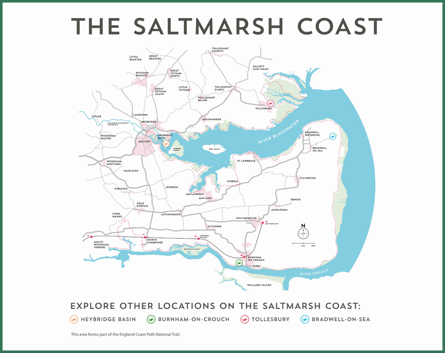 Saltmarsh Coast map